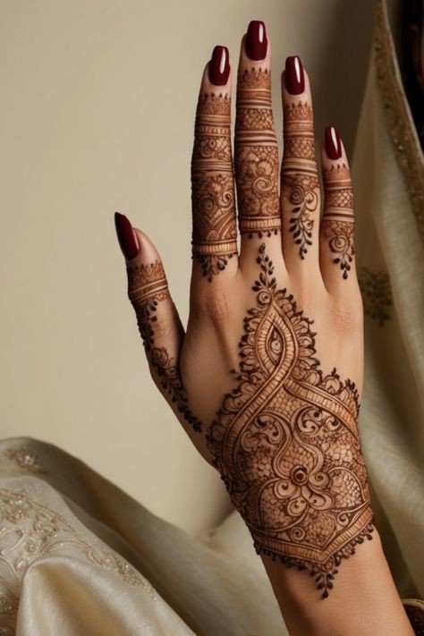 13 back hand mehndi design