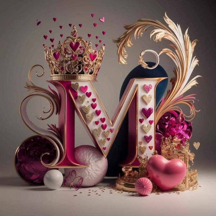 M name dp black background