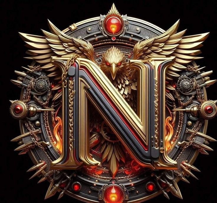 N name dp stylish girl