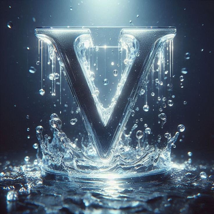 V name dp love wallpaper
