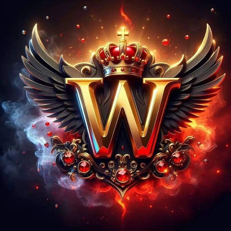 W name dp love heart