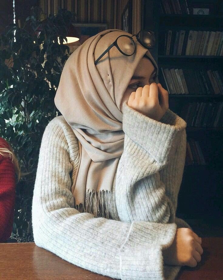aesthetic girl hijab dp