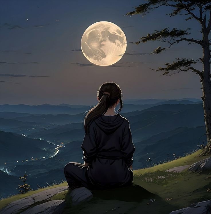 anime alone girl dp for instagram aesthetic