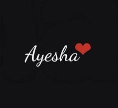 ayesha name images hd download