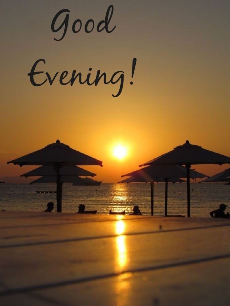 best good evening images with quotes