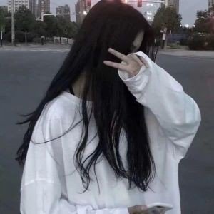 black and white cute pfp