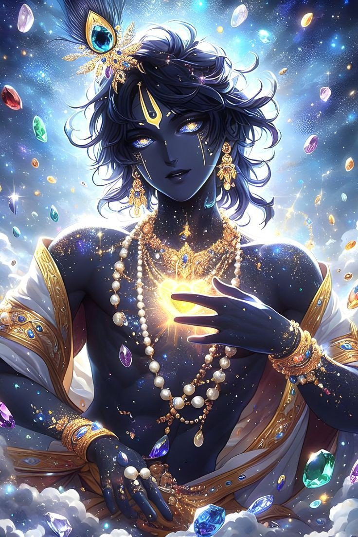 cartoon radha krishna images