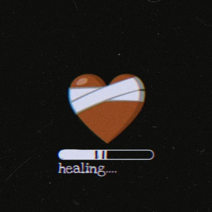 cute broken heart dp