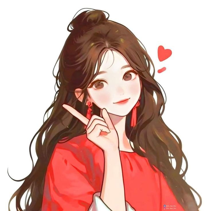 cute dp cartoon girl