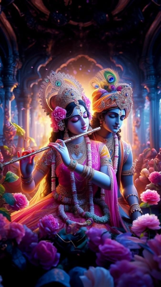 cute radha krishna dp for whatsapp