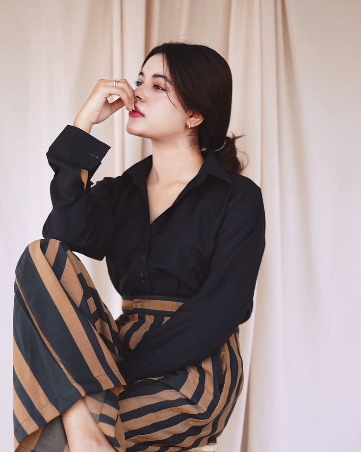 girl photo dp black attitude