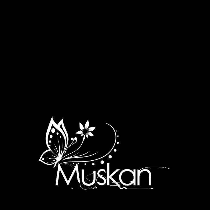 muskan stylish name photo