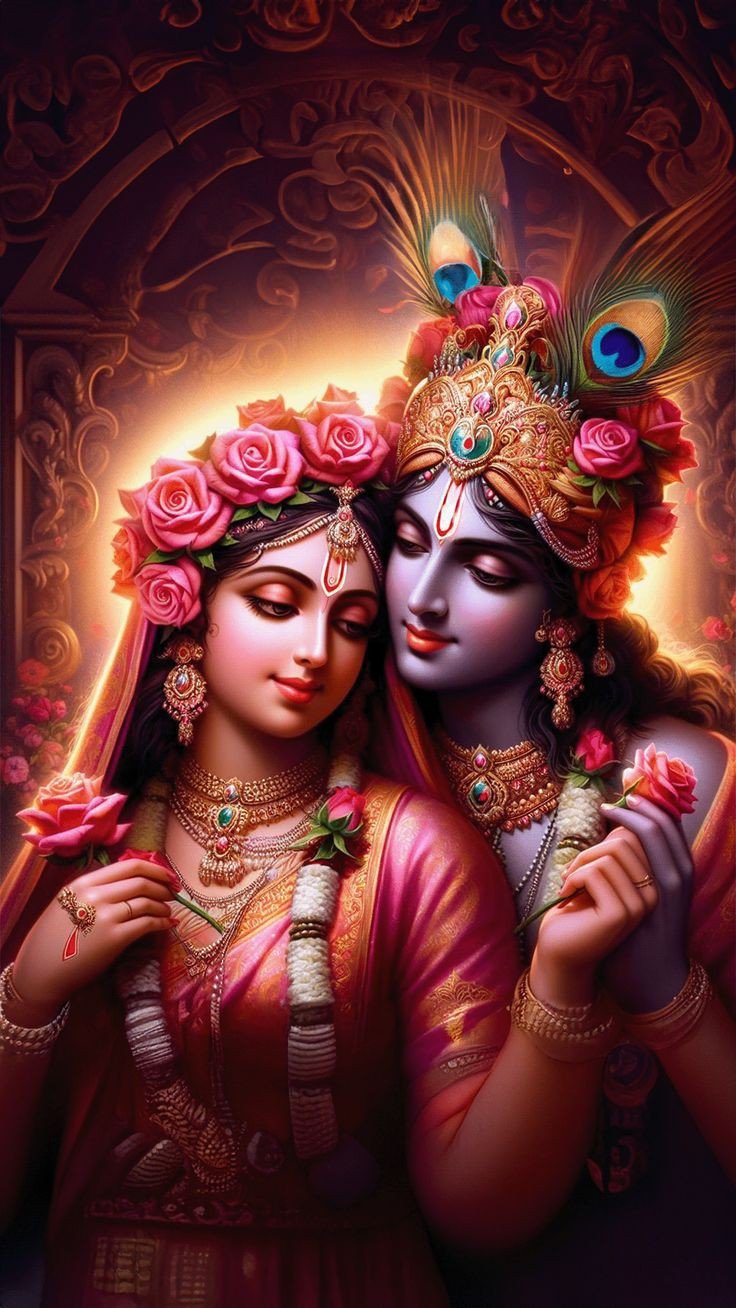 radha krishna wallpaper cartoon hd 4k