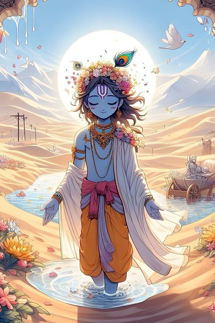 radha krishna wallpaper child