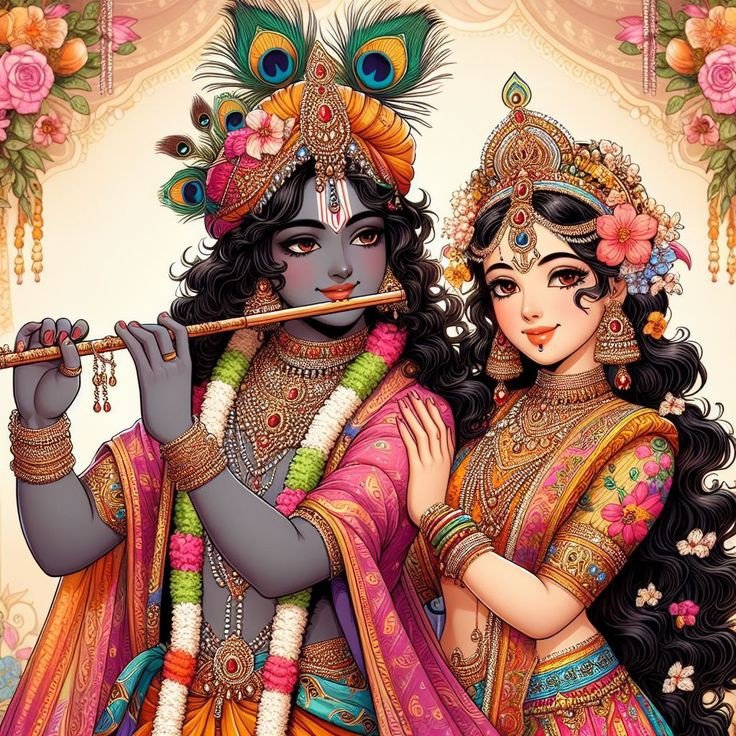 radha krishna wallpaper hd 4k collage