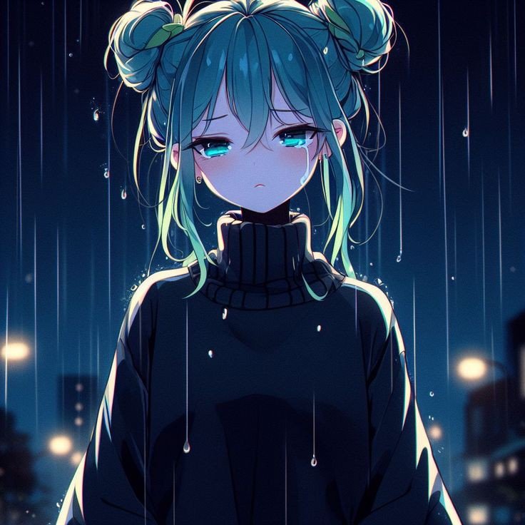 sad alone anime boy dp