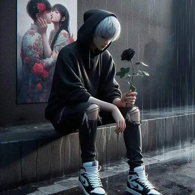 sad alone girl dp for whatsapp attitude