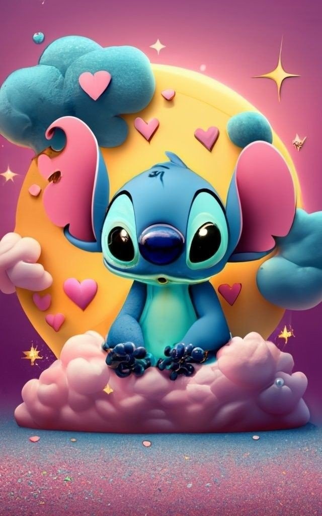 stitch wallpaper easter